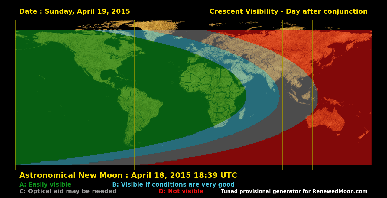 Next renewed moon map