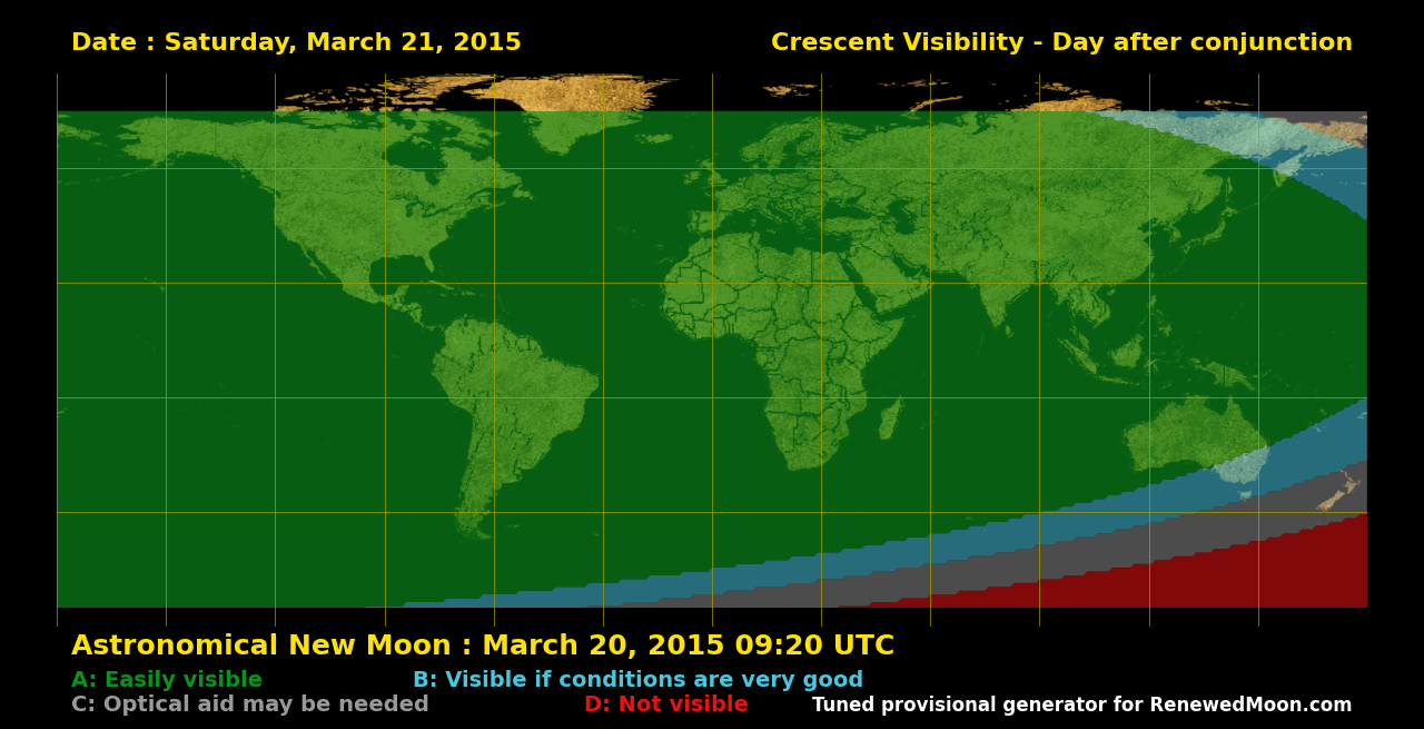 Next renewed moon map