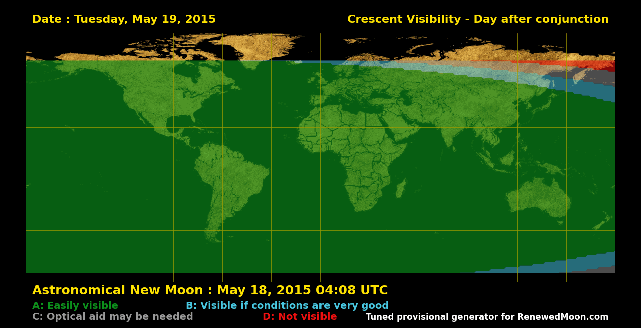 Next renewed moon map