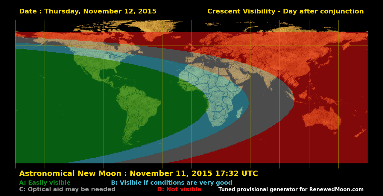 Next renewed moon map