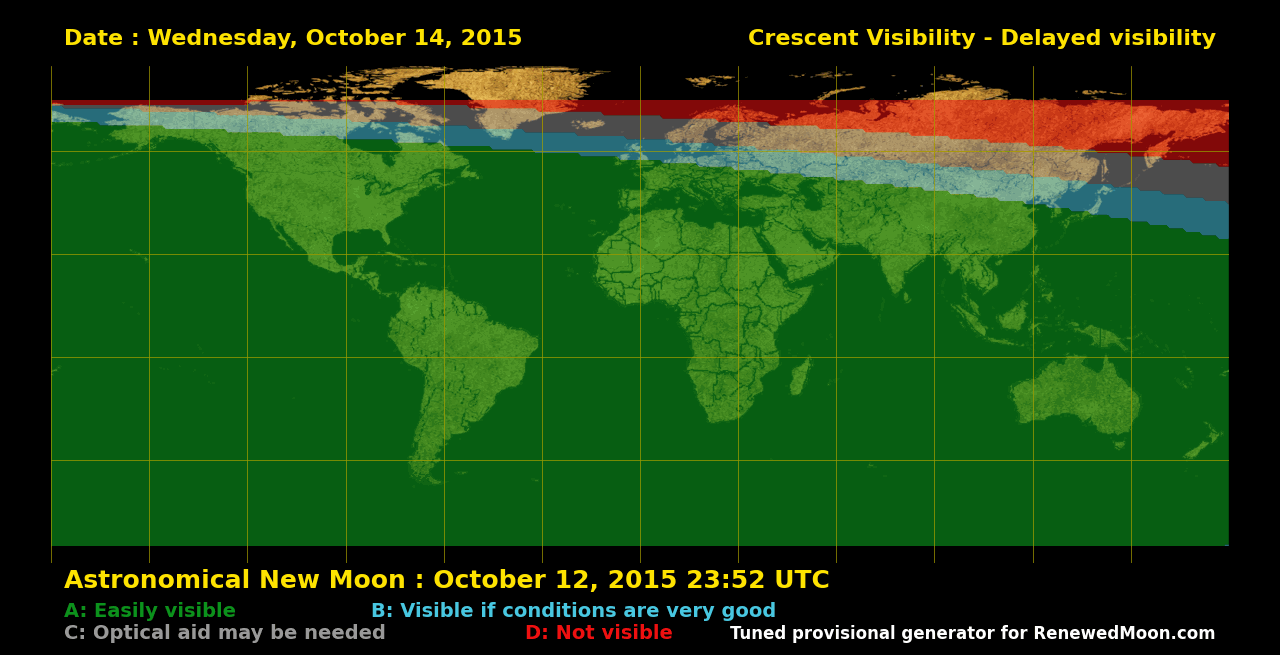 Next renewed moon map