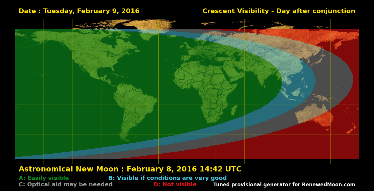 Next renewed moon map
