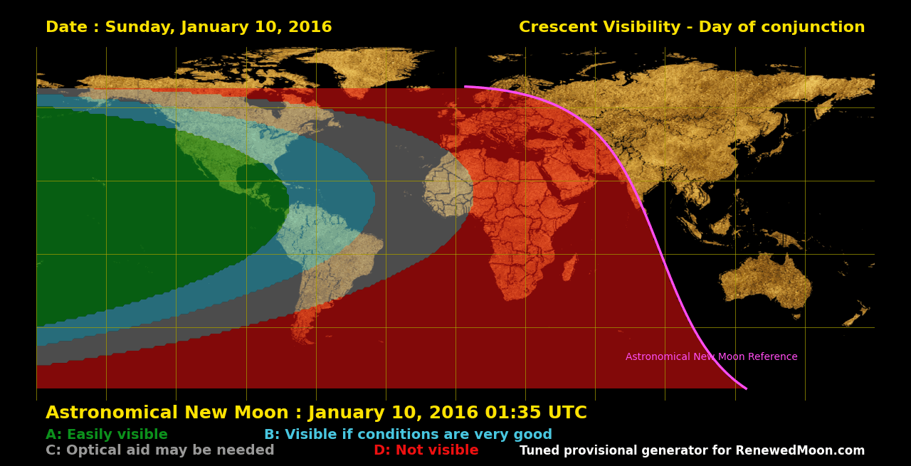 Next renewed moon map