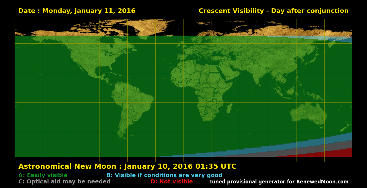 Next renewed moon map