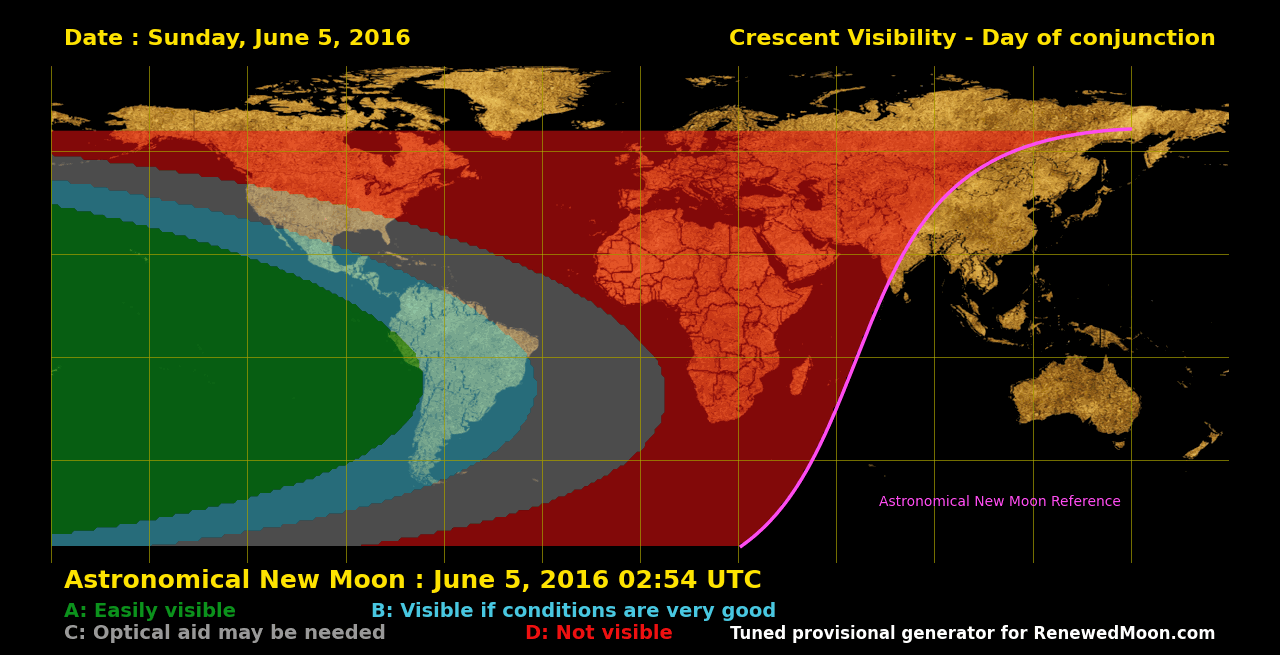 Next renewed moon map