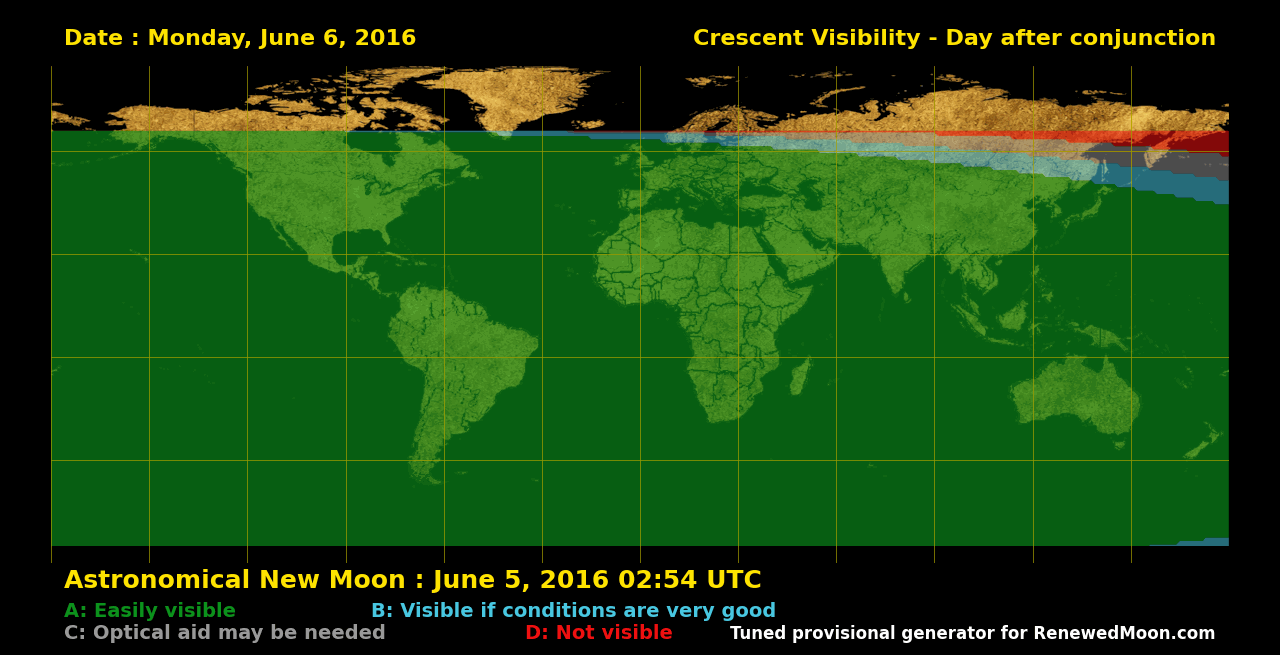 Next renewed moon map