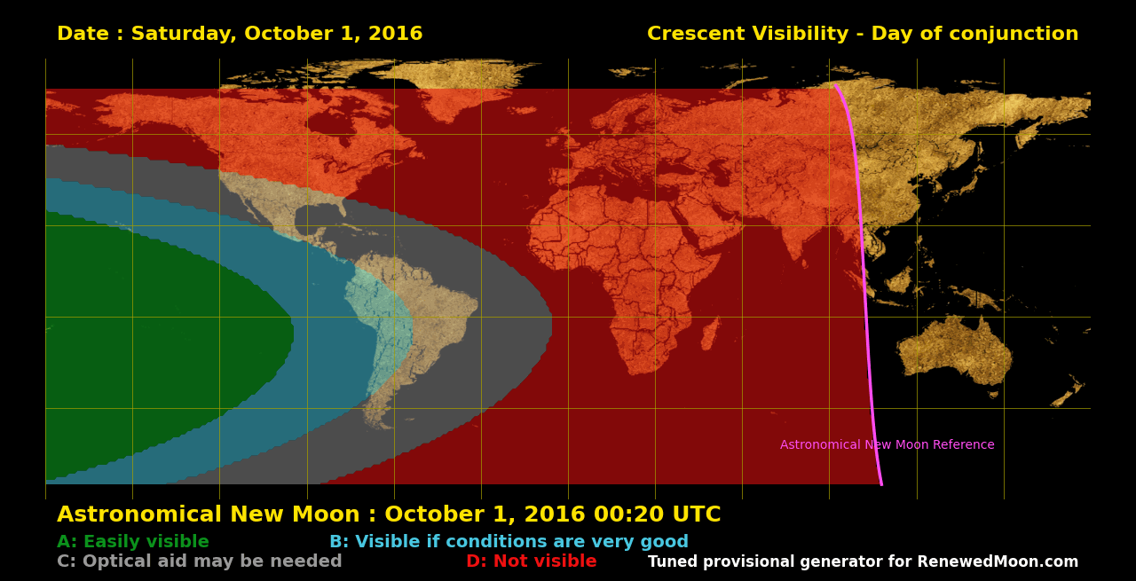 Next renewed moon map