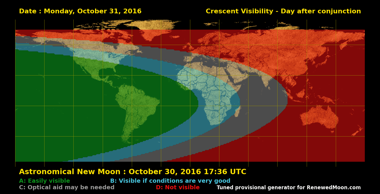 Next renewed moon map