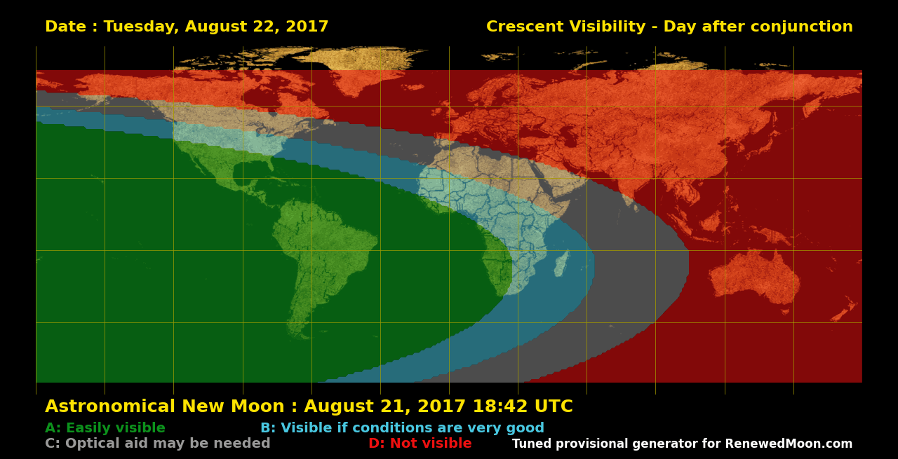 Next renewed moon map