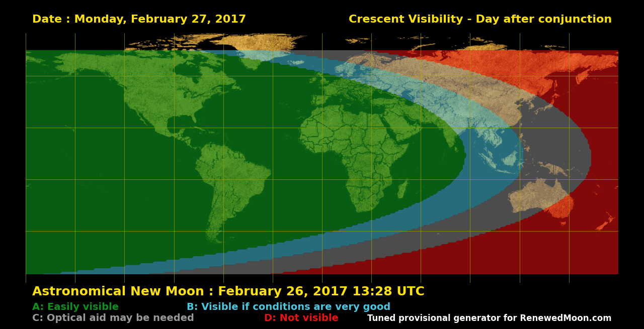 Next renewed moon map