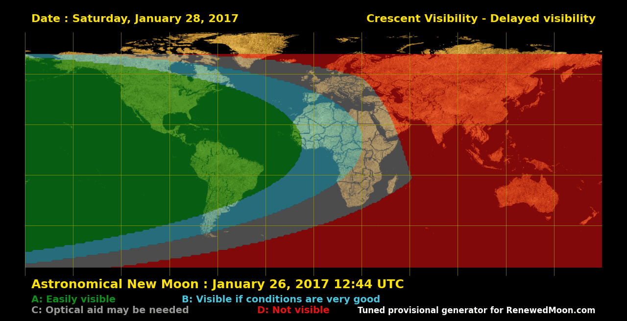 Next renewed moon map