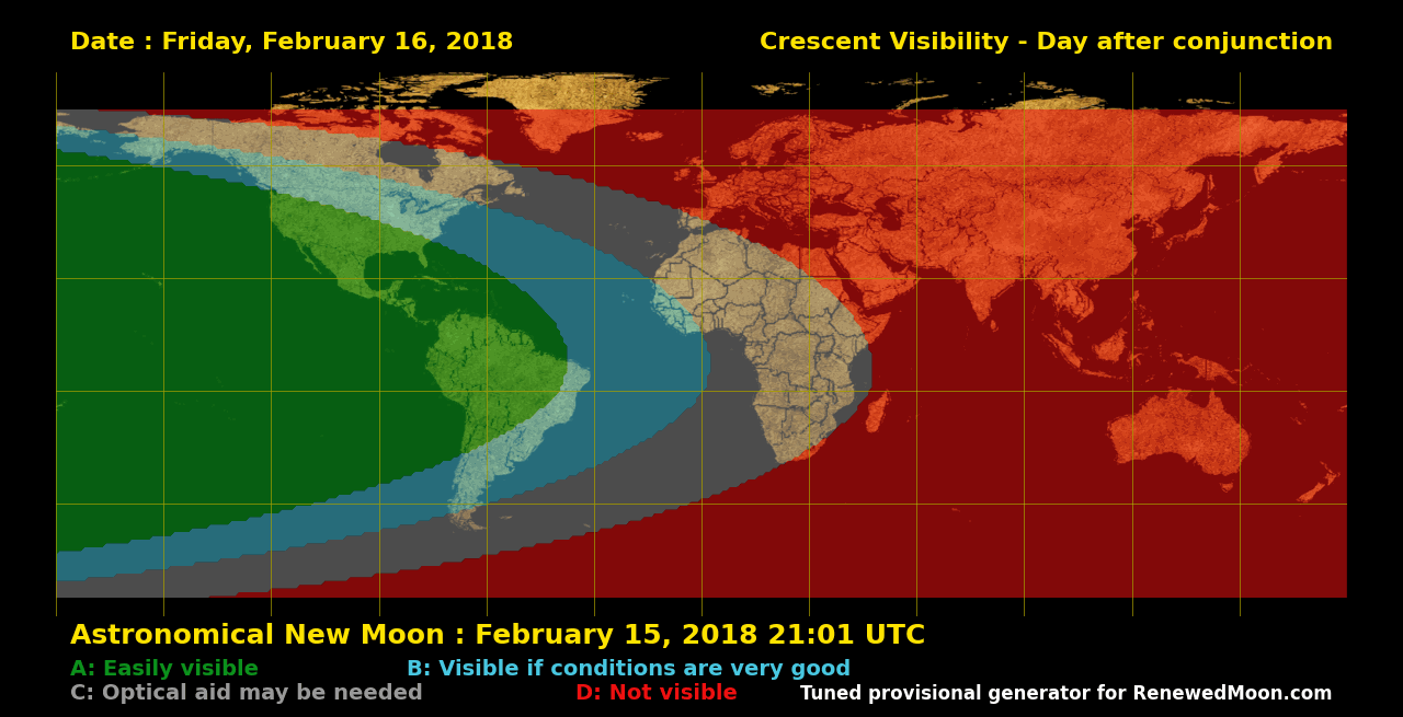 Next renewed moon map