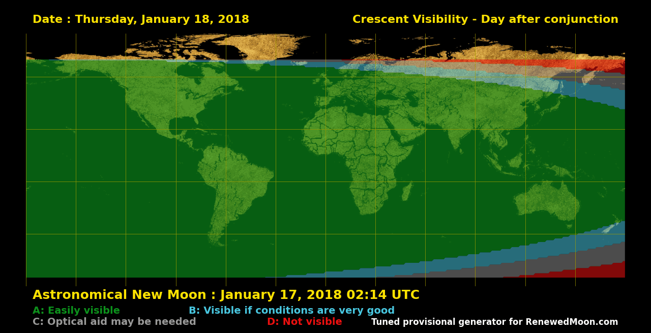 Next renewed moon map
