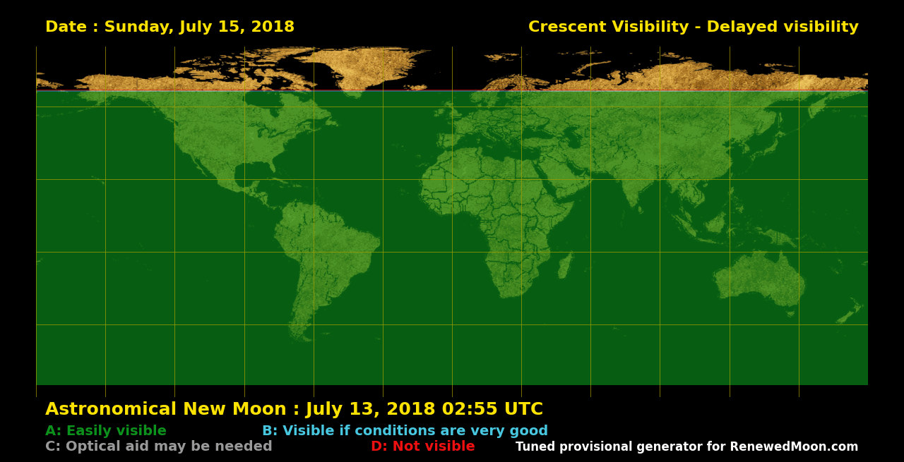 Next renewed moon map