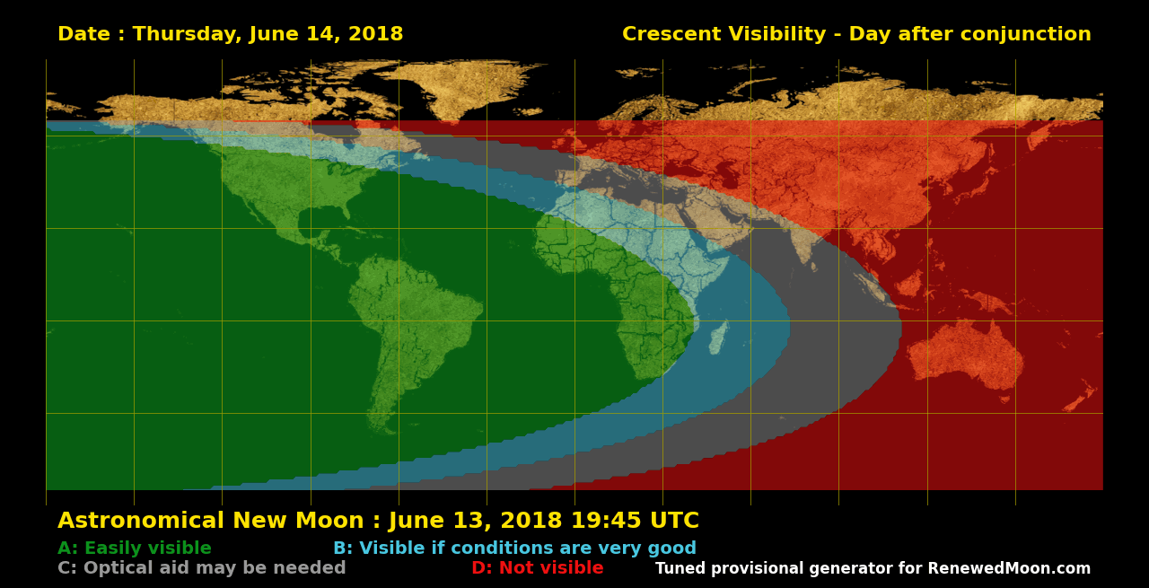 Next renewed moon map