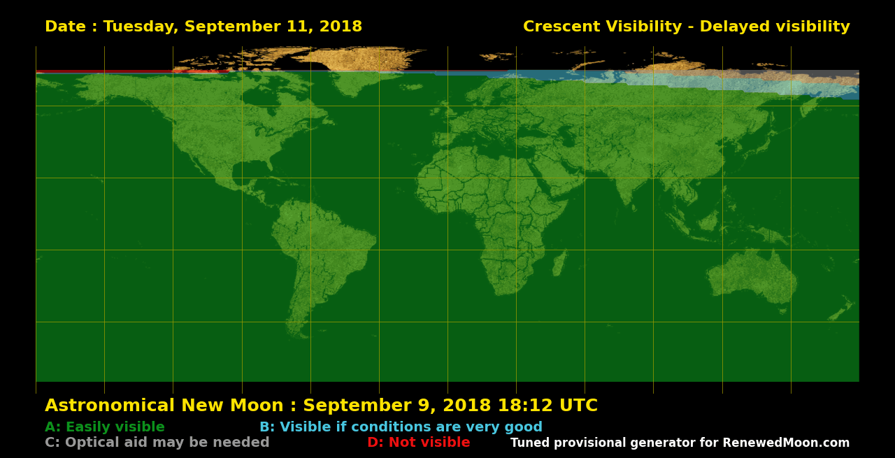 Next renewed moon map