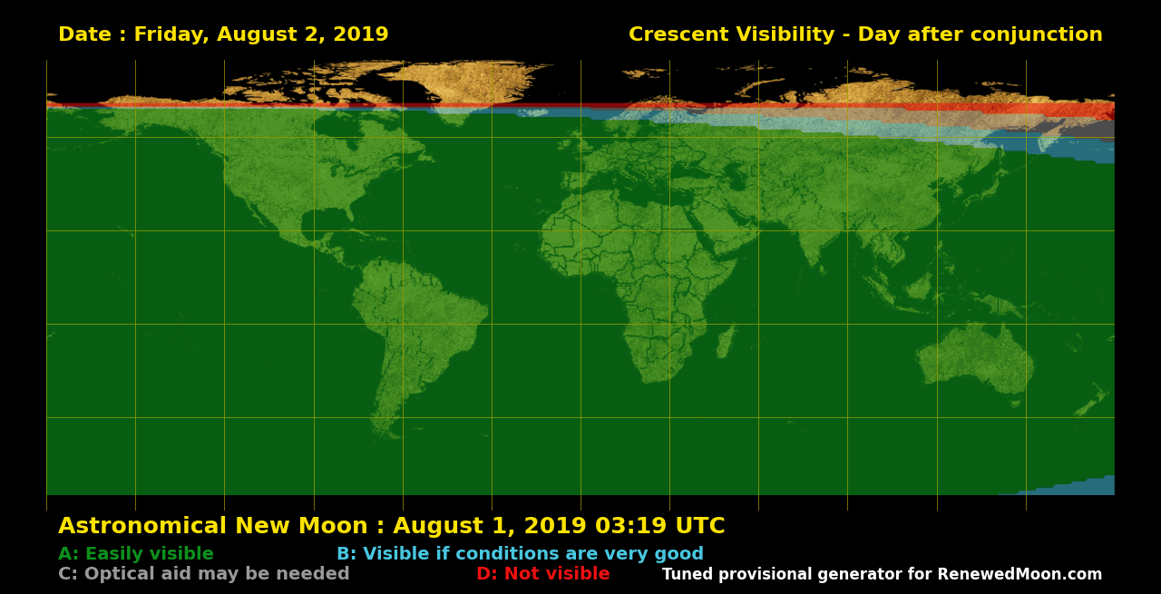 Next renewed moon map