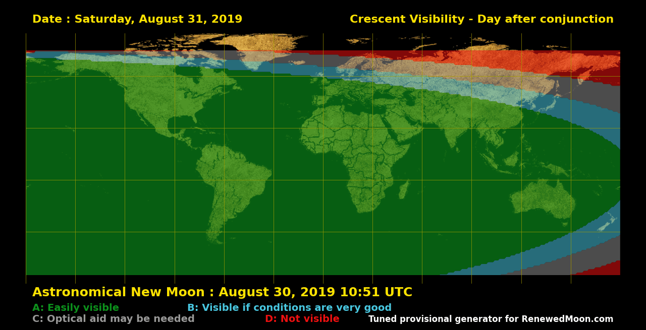 Next renewed moon map