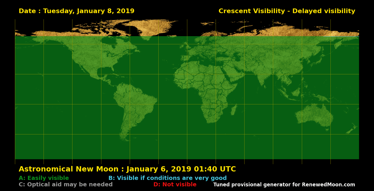 Next renewed moon map