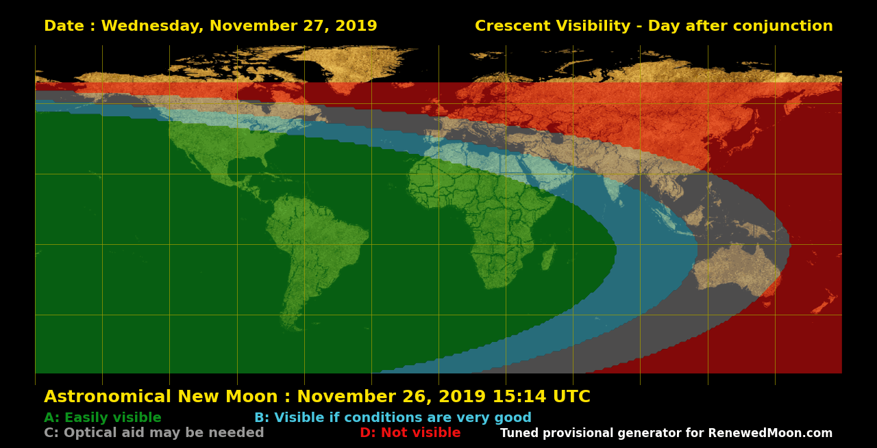 Next renewed moon map