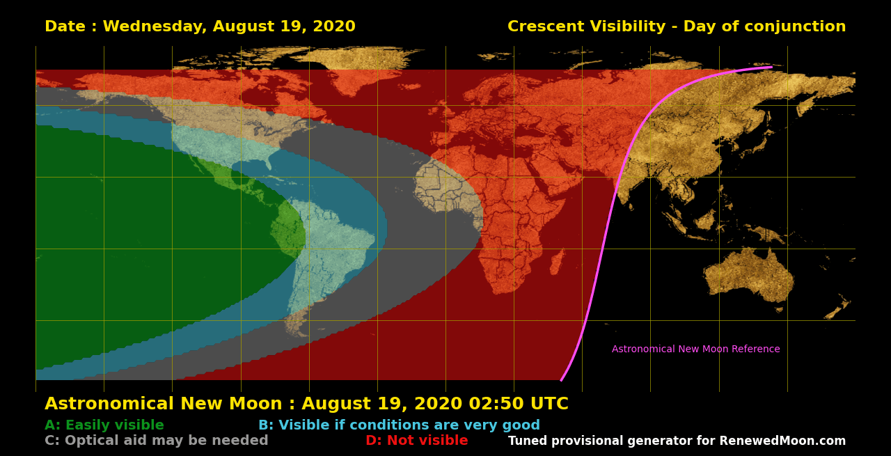 Next renewed moon map