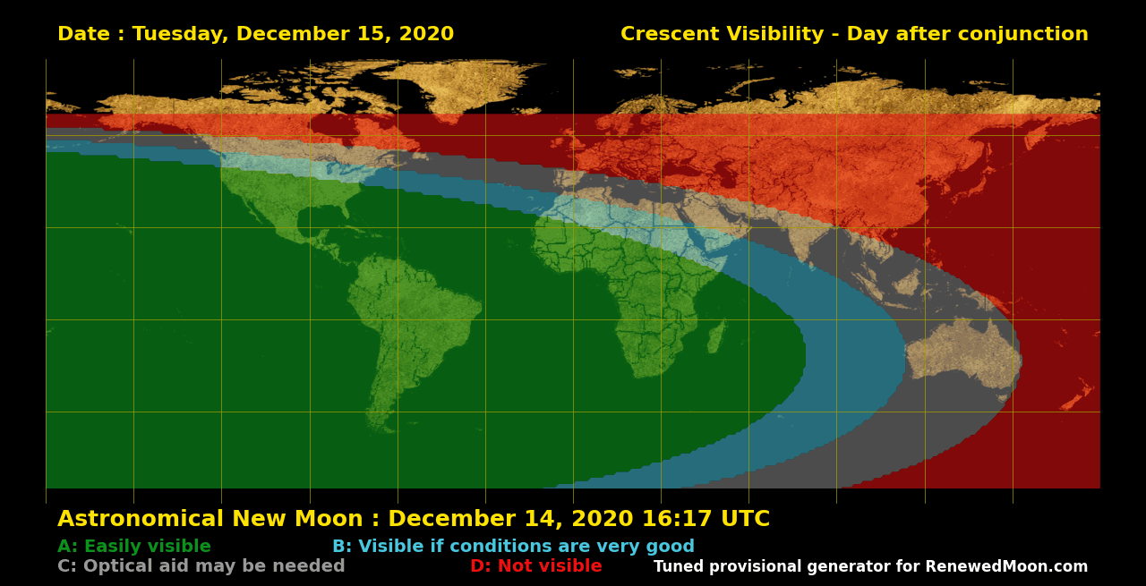 Next renewed moon map