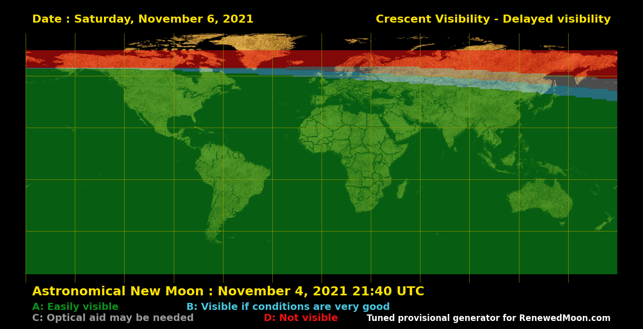 Next renewed moon map