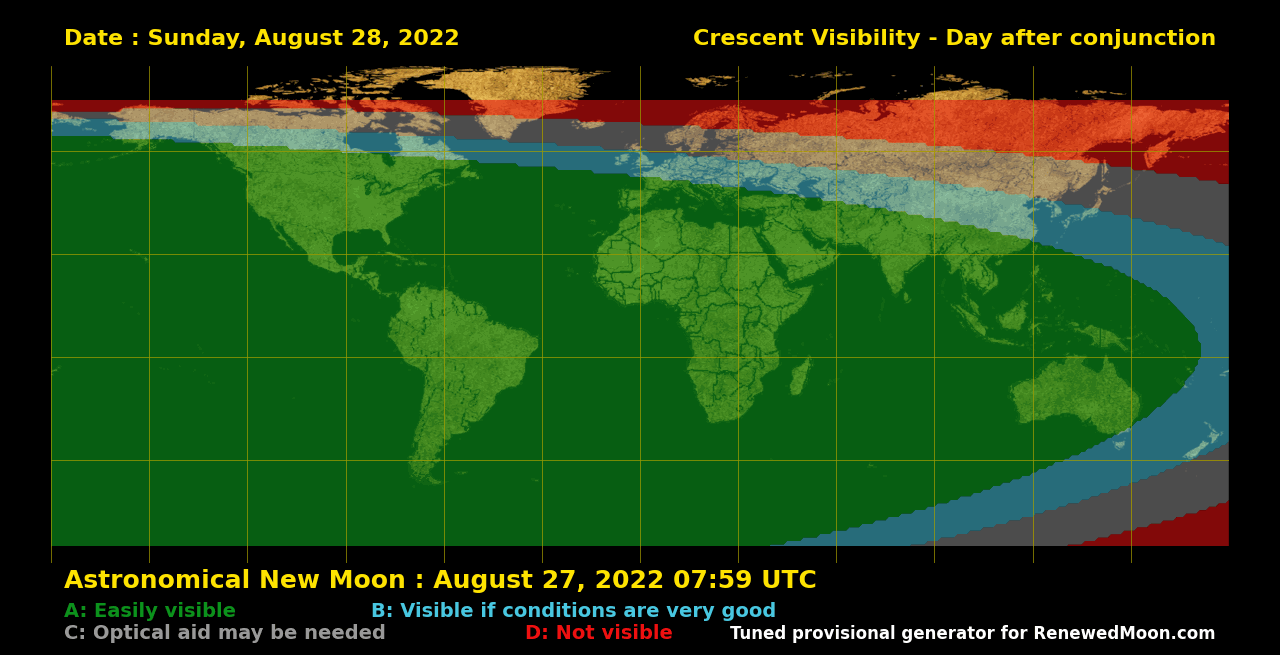 Next renewed moon map