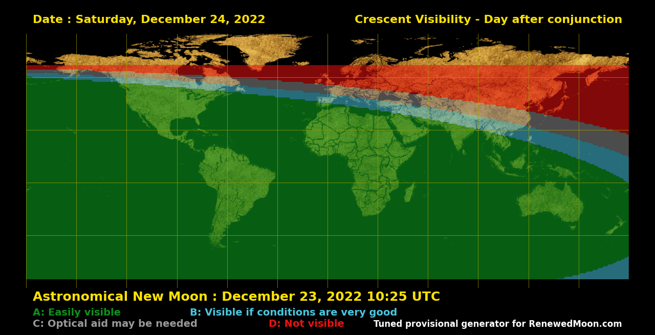 Next renewed moon map