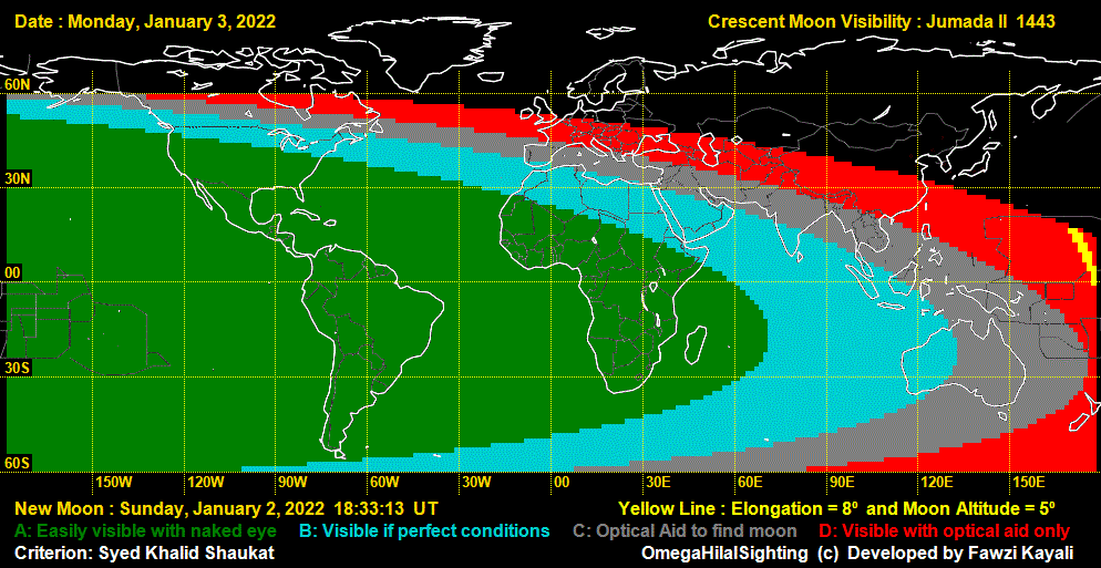 Next renewed moon map