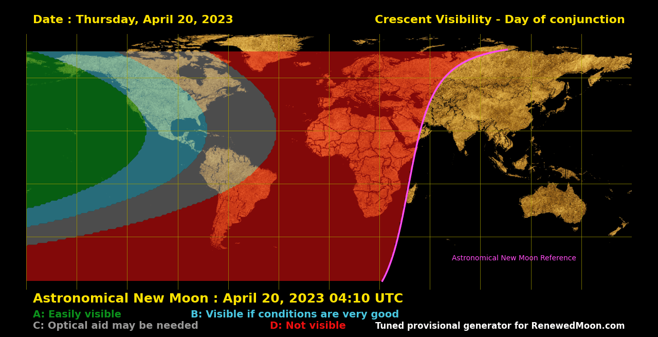 Next renewed moon map