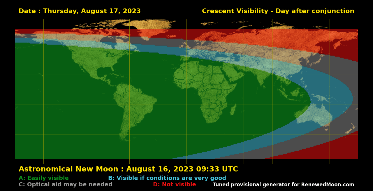 Next renewed moon map