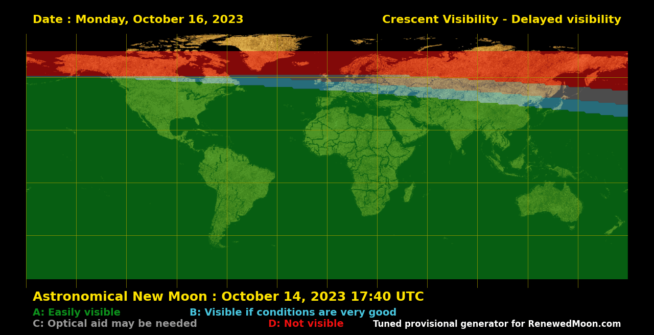 Next renewed moon map