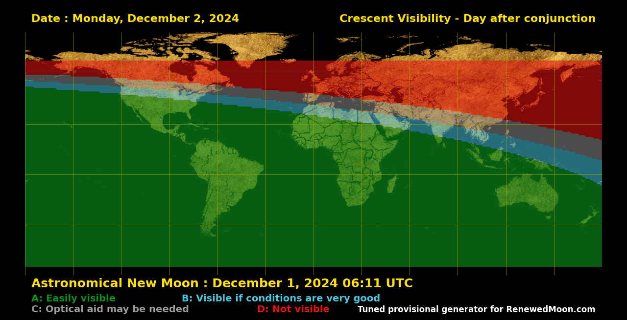 Next renewed moon map