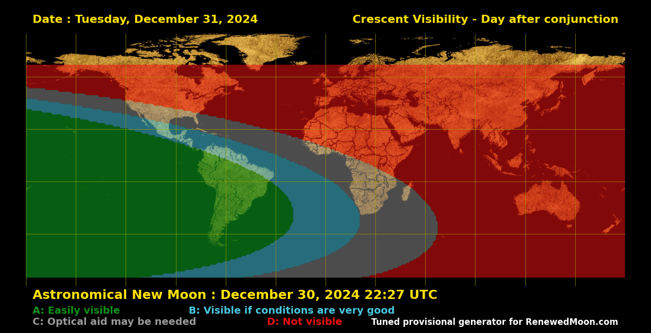 Next renewed moon map