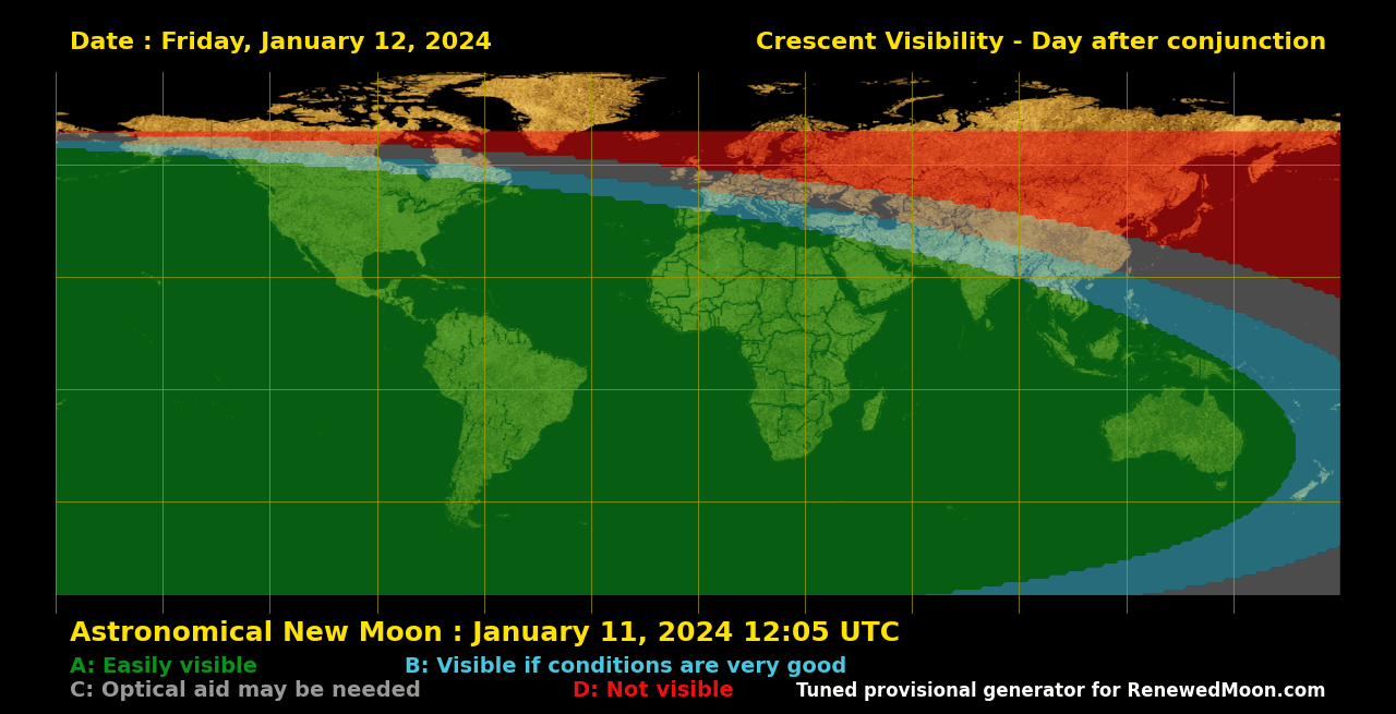 Next renewed moon map