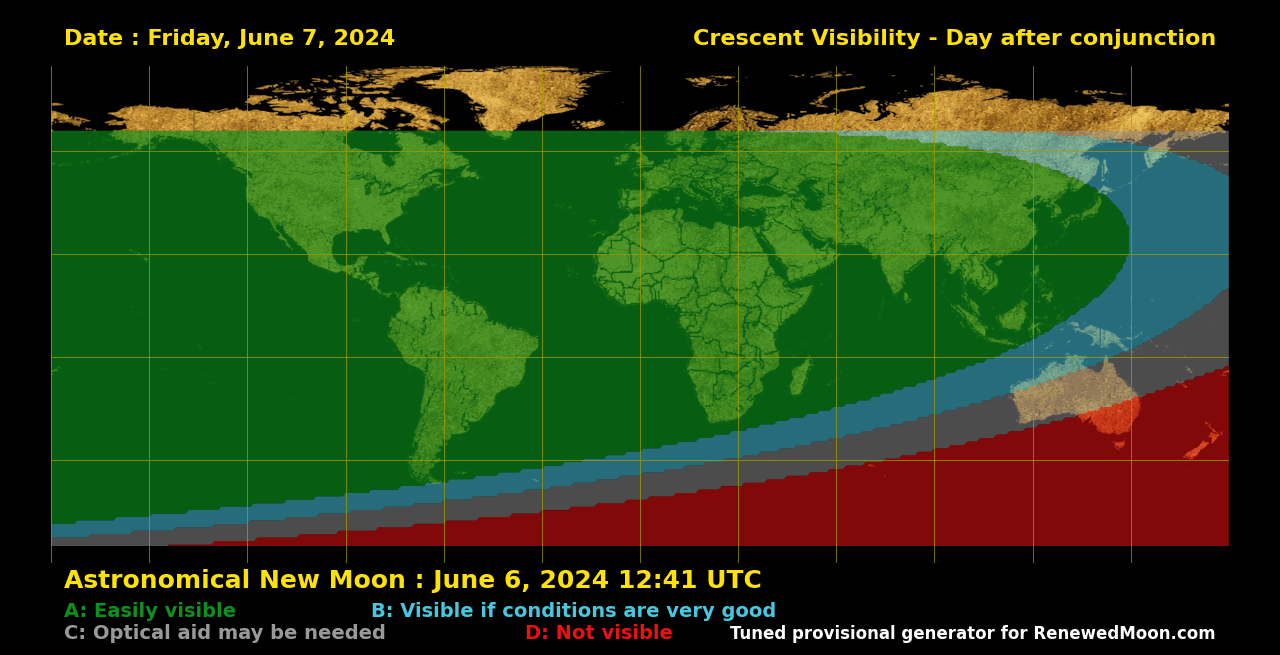 Next renewed moon map