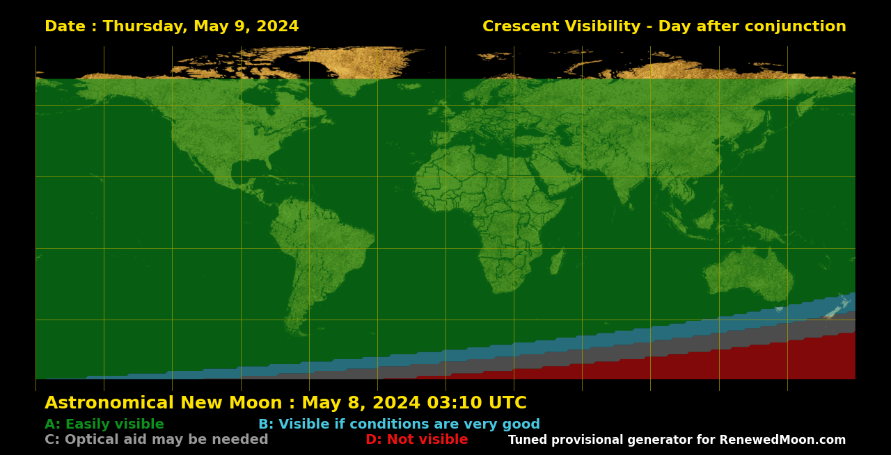 Next renewed moon map