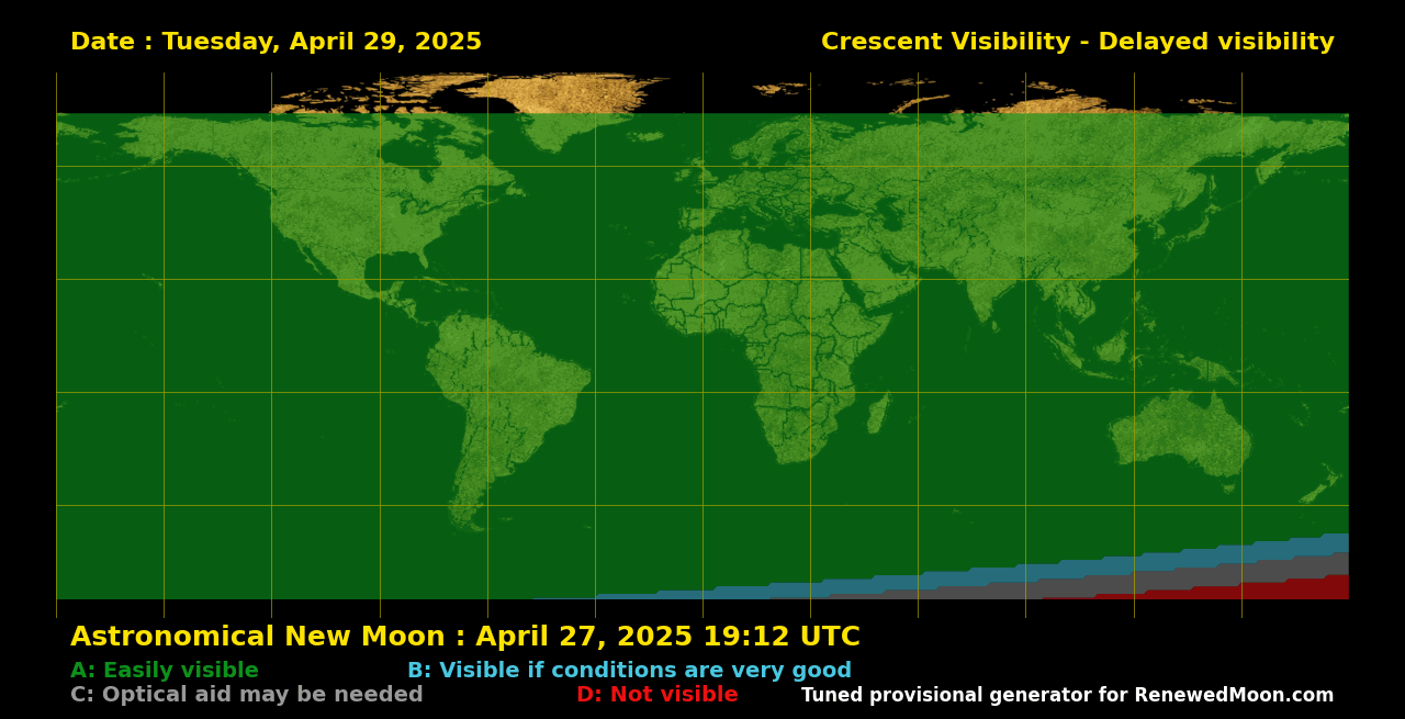 Next renewed moon map