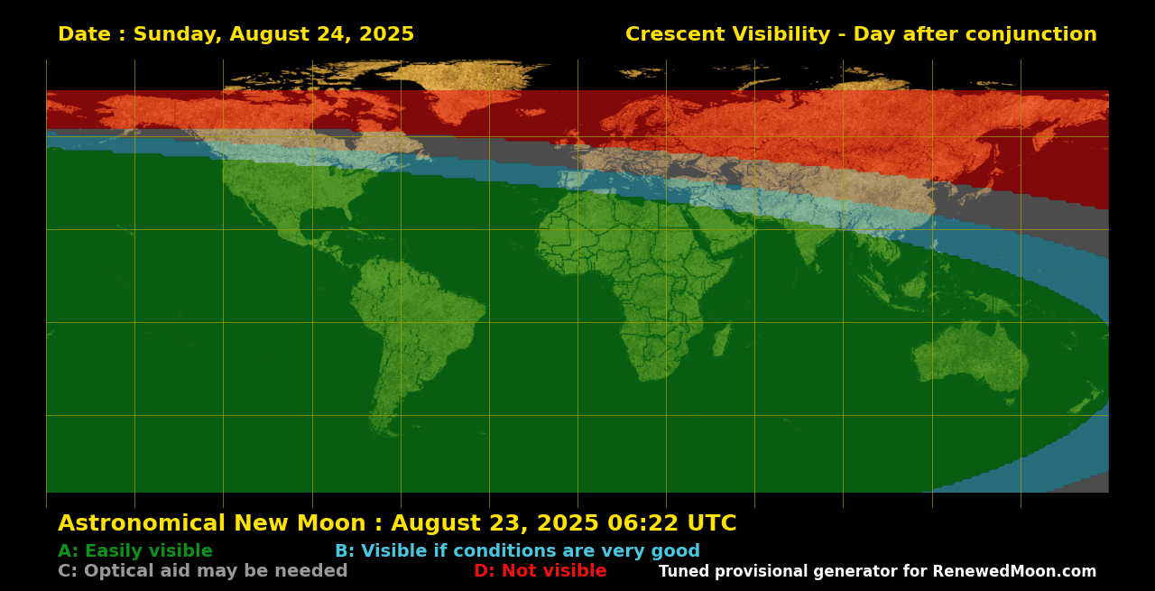 Next renewed moon map