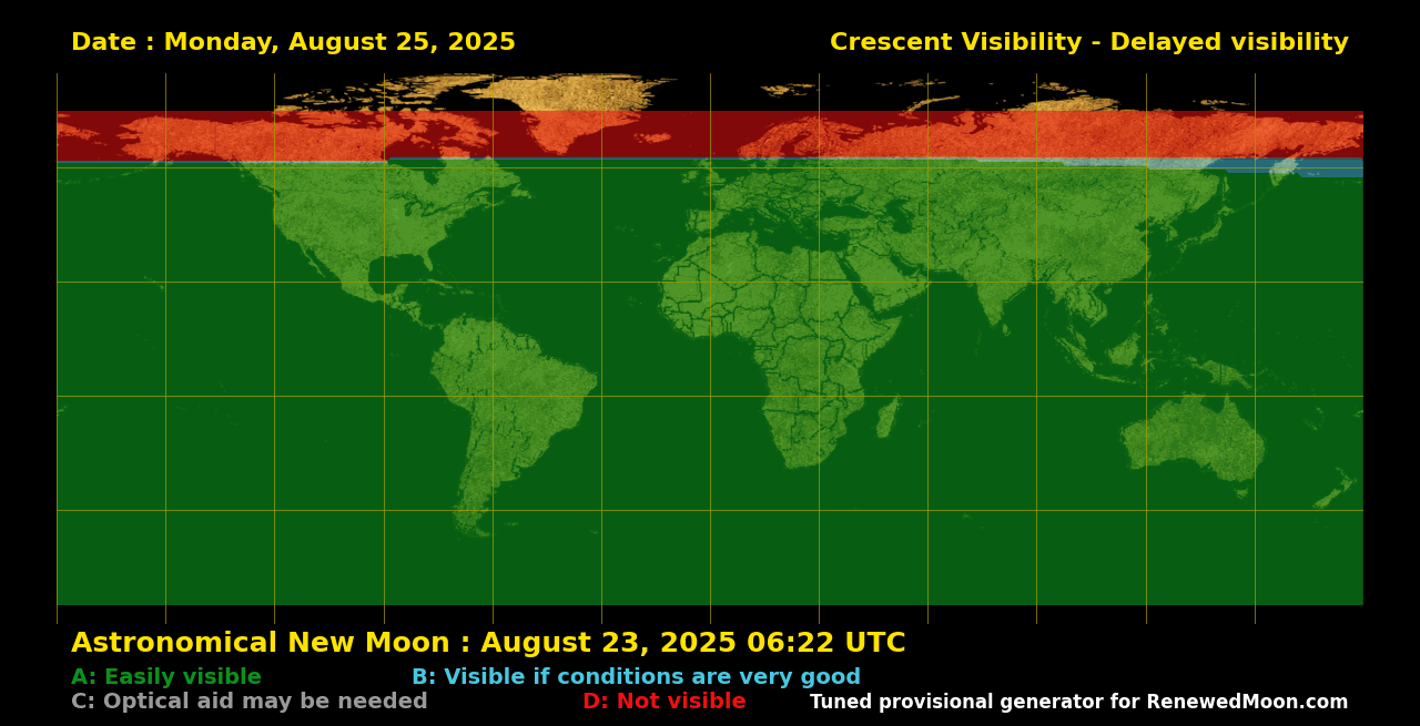 Next renewed moon map