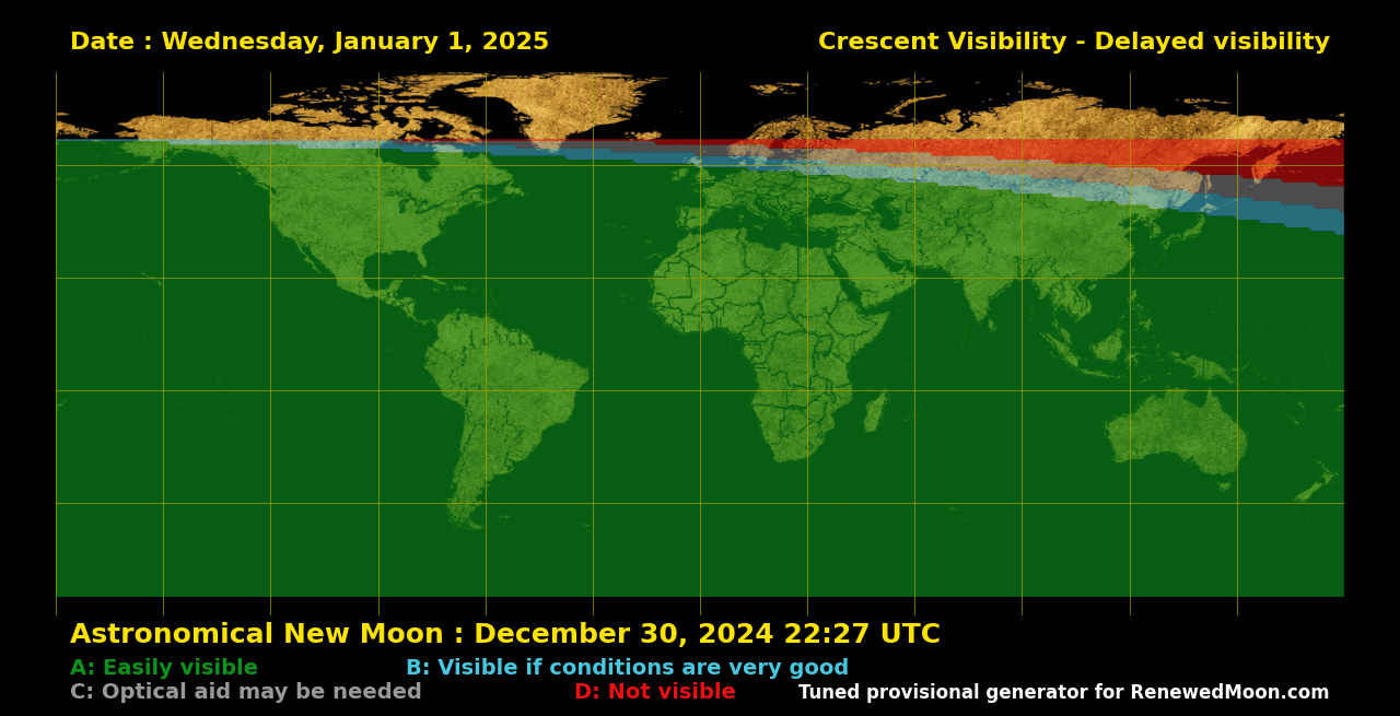 Next renewed moon map