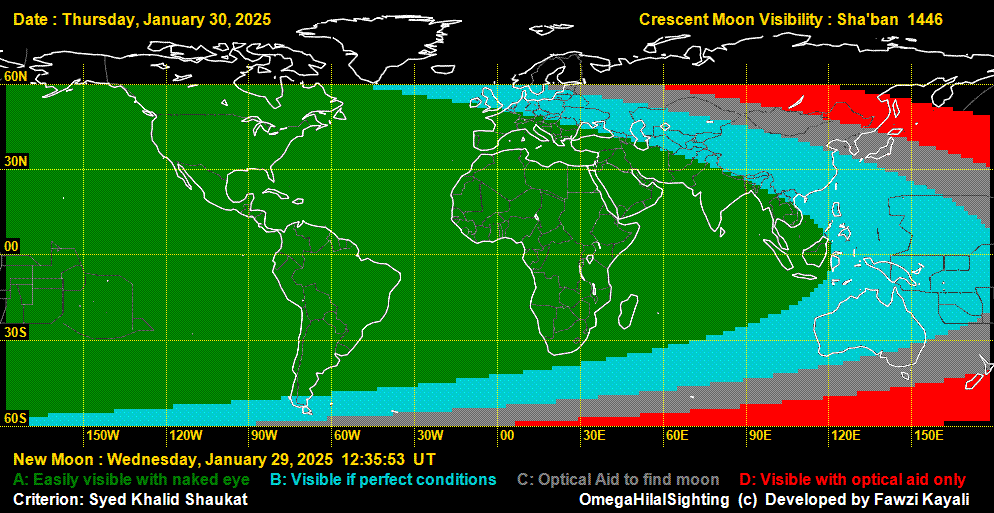 Next renewed moon map