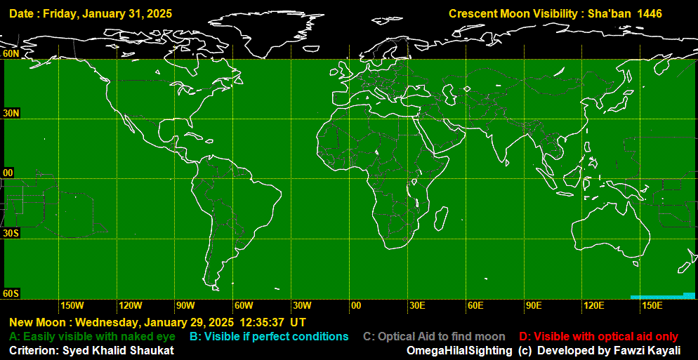 Next renewed moon map