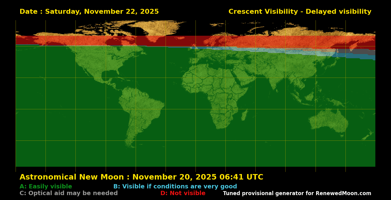 Next renewed moon map
