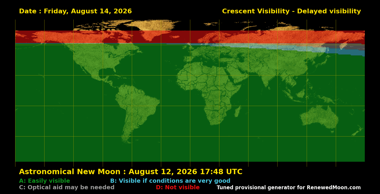Next renewed moon map