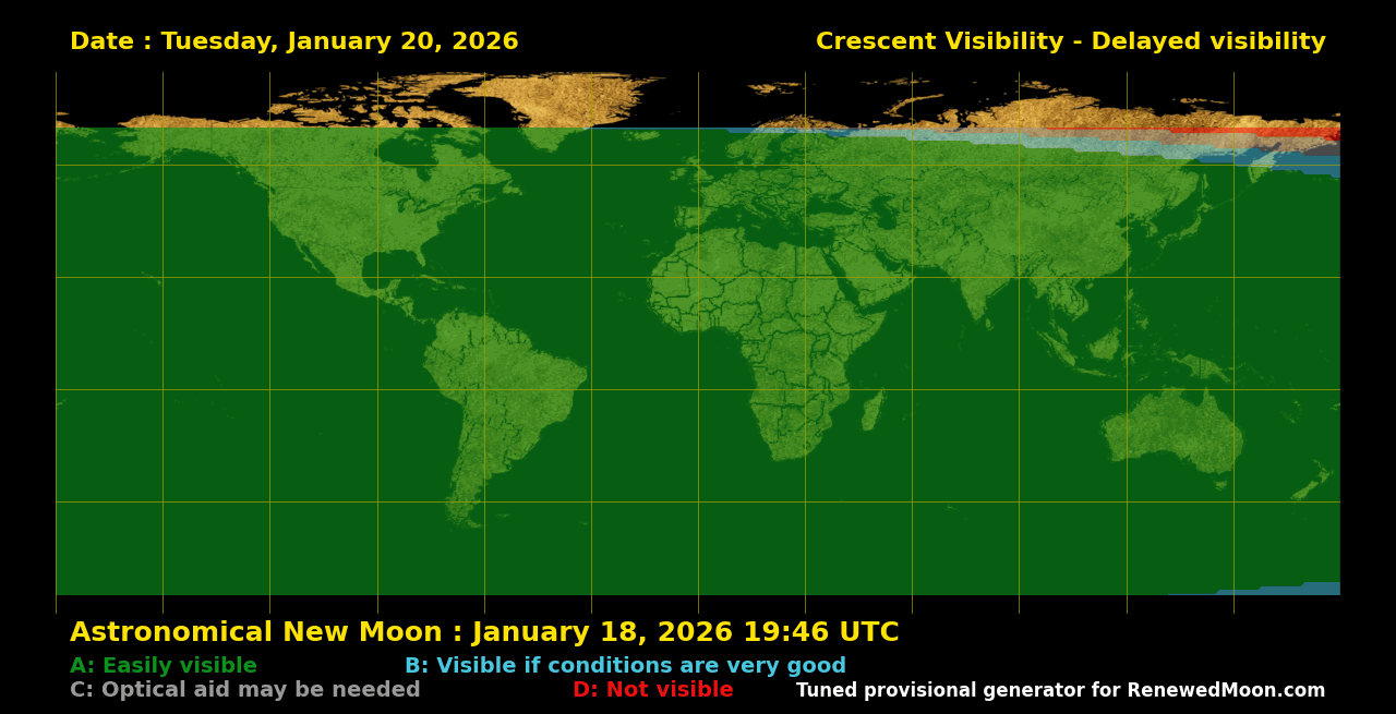 Next renewed moon map