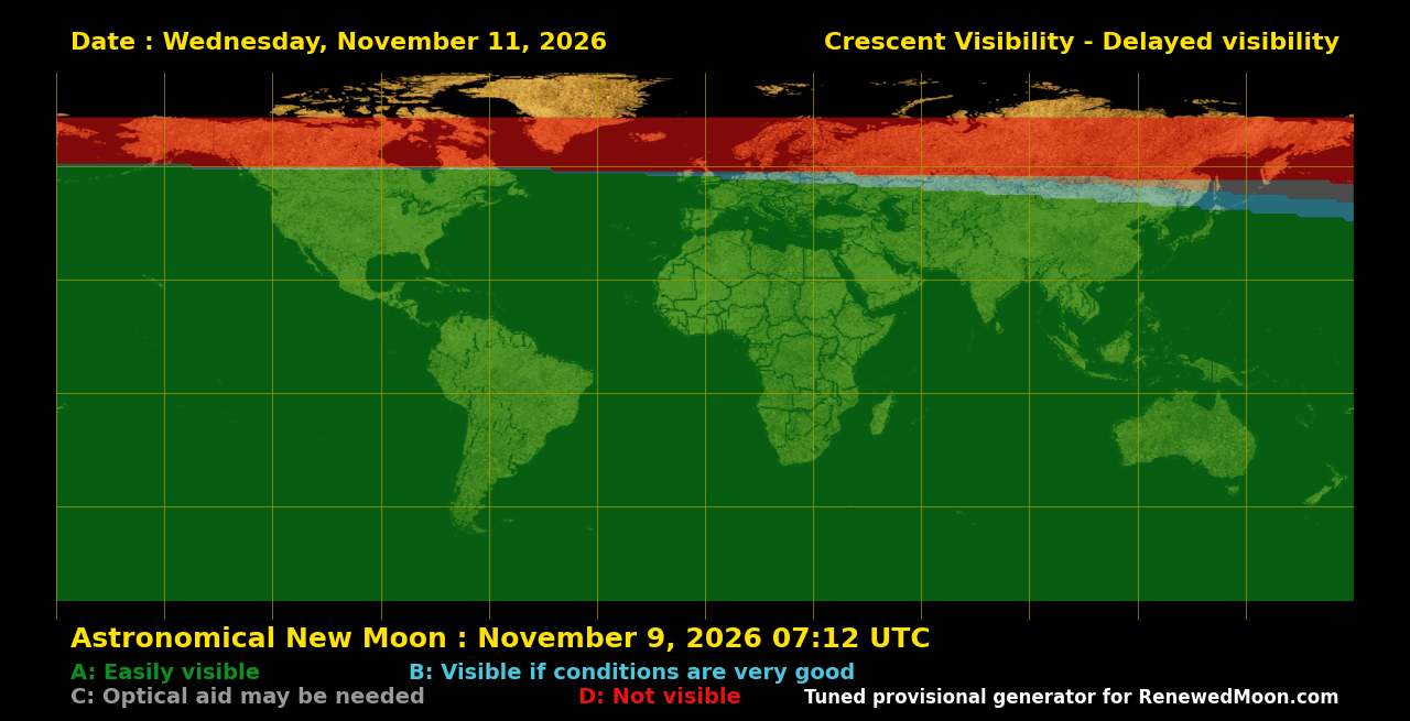 Next renewed moon map