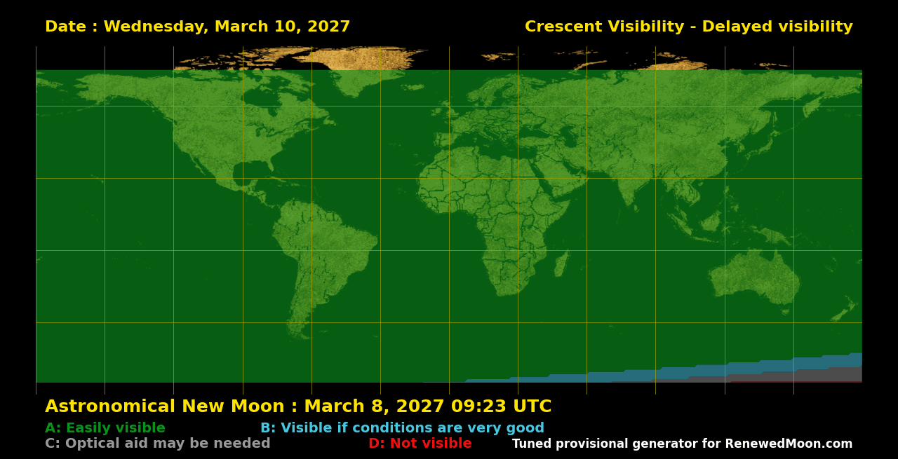 Next renewed moon map